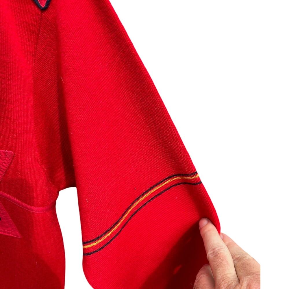 Il Granchio Cose Di Lana Italy Vintage 80s Red Wool Acrylic Sweater Size Large View 6